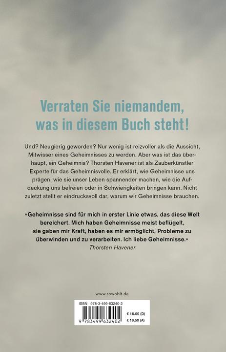 Produktbild Sag es keinem weiter (Deutsch, Thorsten Havener, 2019)