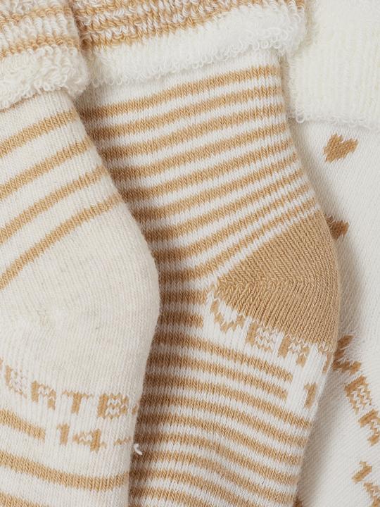 Image du produit Vertbaudet 3er-Pack dicke Socken HERZEN mit Umschlag, Baby (Lot de 3, 18)