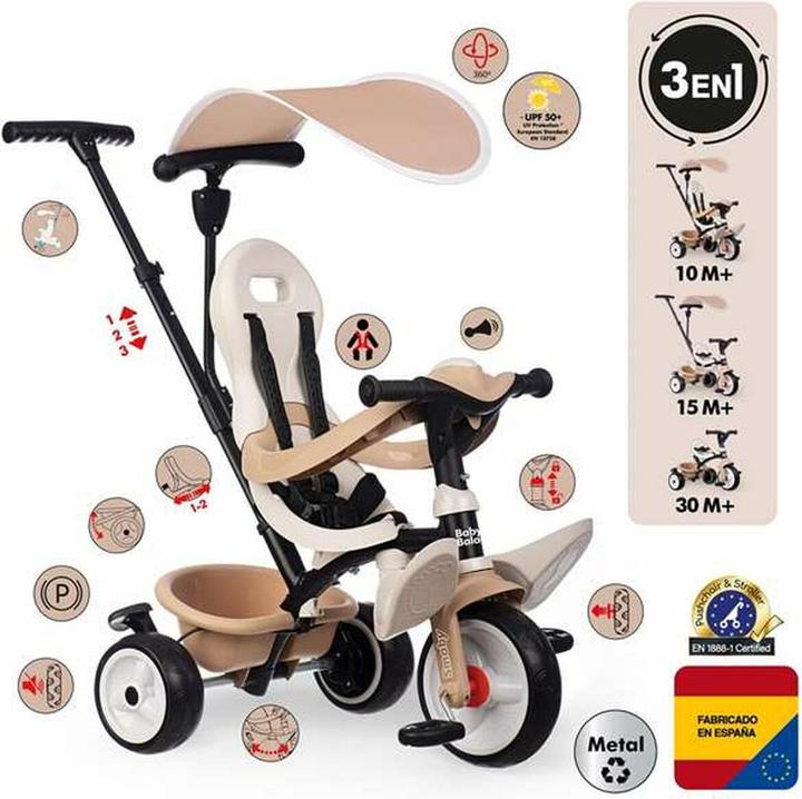 Immagine prodotto Smoby Triciclo Baby Balade Beige