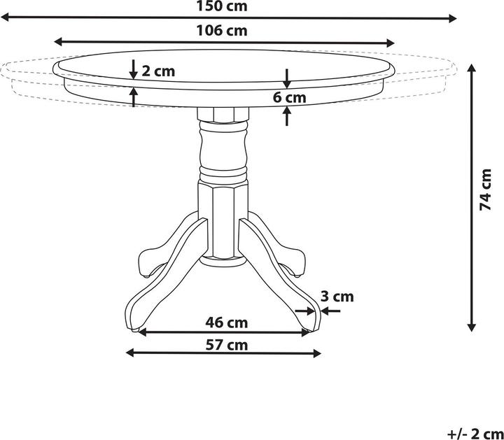 Actual product image Beliani Akron