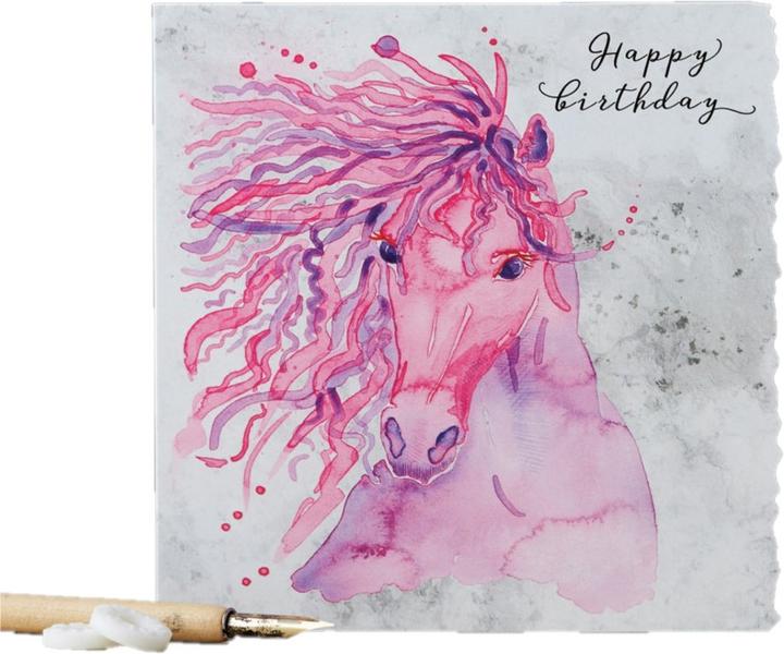 Produktbild Deckled Edge Geburtstagskarte Fanciful Dolomite Karton