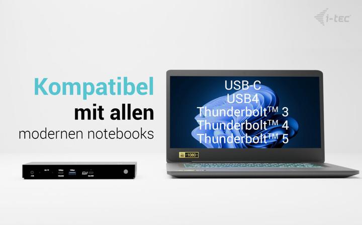 Produktbild i-tec Thunderbolt4 3x Display (Thunderbolt, 4 Ports)