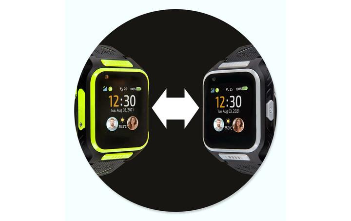 Produktbild Shelly Smartwatch 4 Schwarz/Grau (41 mm, 4G)