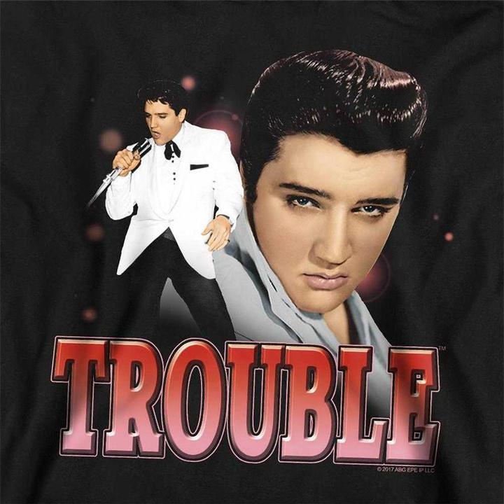 Image du produit Elvis - Sweat à capuche TROUBLE - Enfant (140, 146)