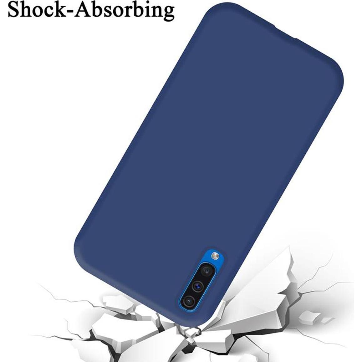 Thumbnail - Cadorabo TPU Liquid Silicone Case Cover (Samsung Galaxy A30s, Samsung Galaxy A50s), Smartphone Hülle, Blau