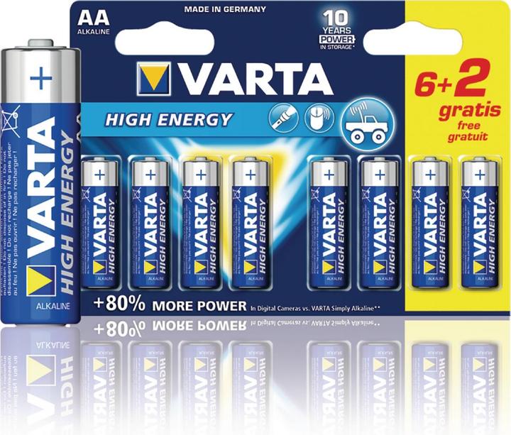 Actual product image Varta Longlife Power (8 pcs., AA, 2600 mAh)