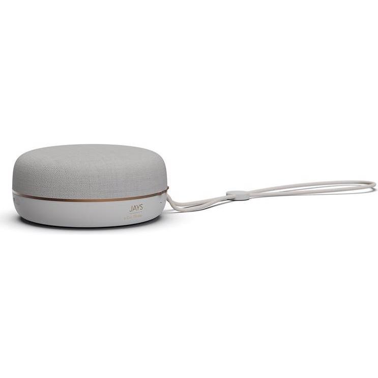 Jays s-Go Three (10 h, Akkubetrieb), Bluetooth Lautsprecher, Weiss