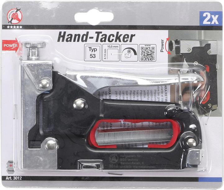 Actual product image BGS Staple Gun for staples 4-14 mm