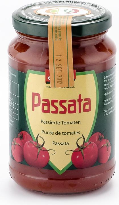 Actual product image Vanadis Tomatenmark Passata Demeter (340 g)