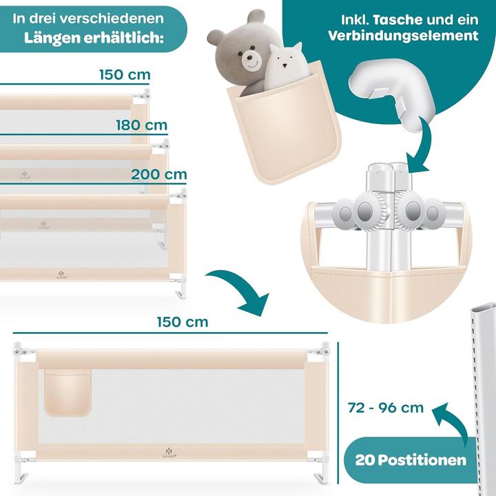Produktbild Kesser Bettschutzgitter