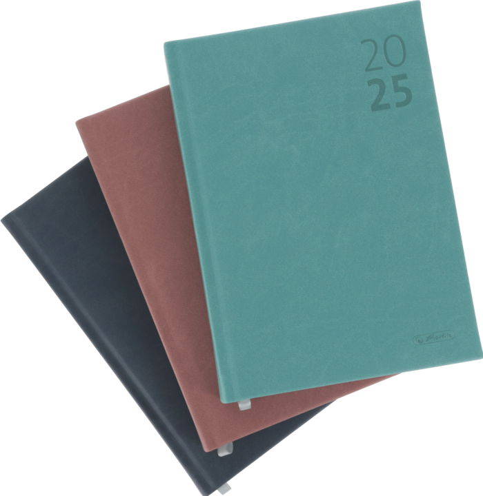 Produktbild Herlitz Timer A5 Wall 2025 3 Farben sortier 352 Seiten, 1 Tag=1 Seite (A5, Harter Einband)