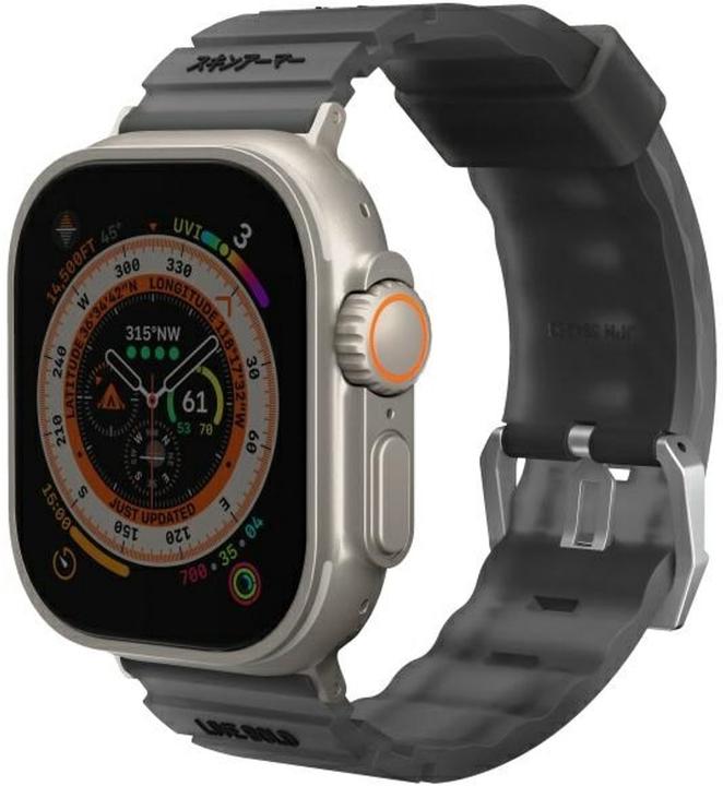 Produktbild Skinarma Band Shokku Apple Watch 49/45/44mm smoke (45 mm, 44 mm, 49 mm, Kunststoff, Silikon)
