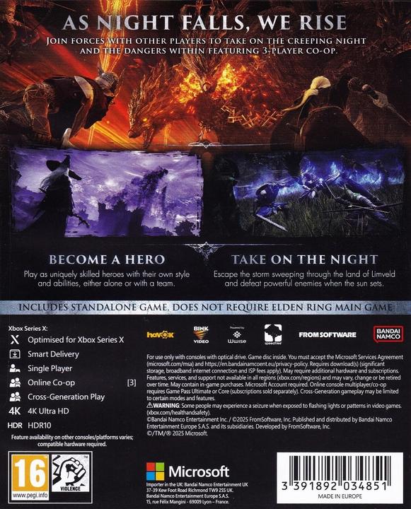 Produktbild Bandai Namco Elden Ring Nightreign (Xbox One S, Xbox Series X, EN)