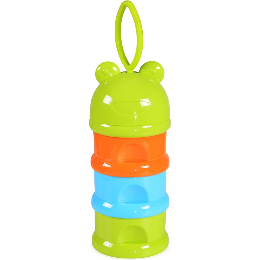 Moni, Babynahrungsbehälter, Milchpulverbehälter, Frosch grün