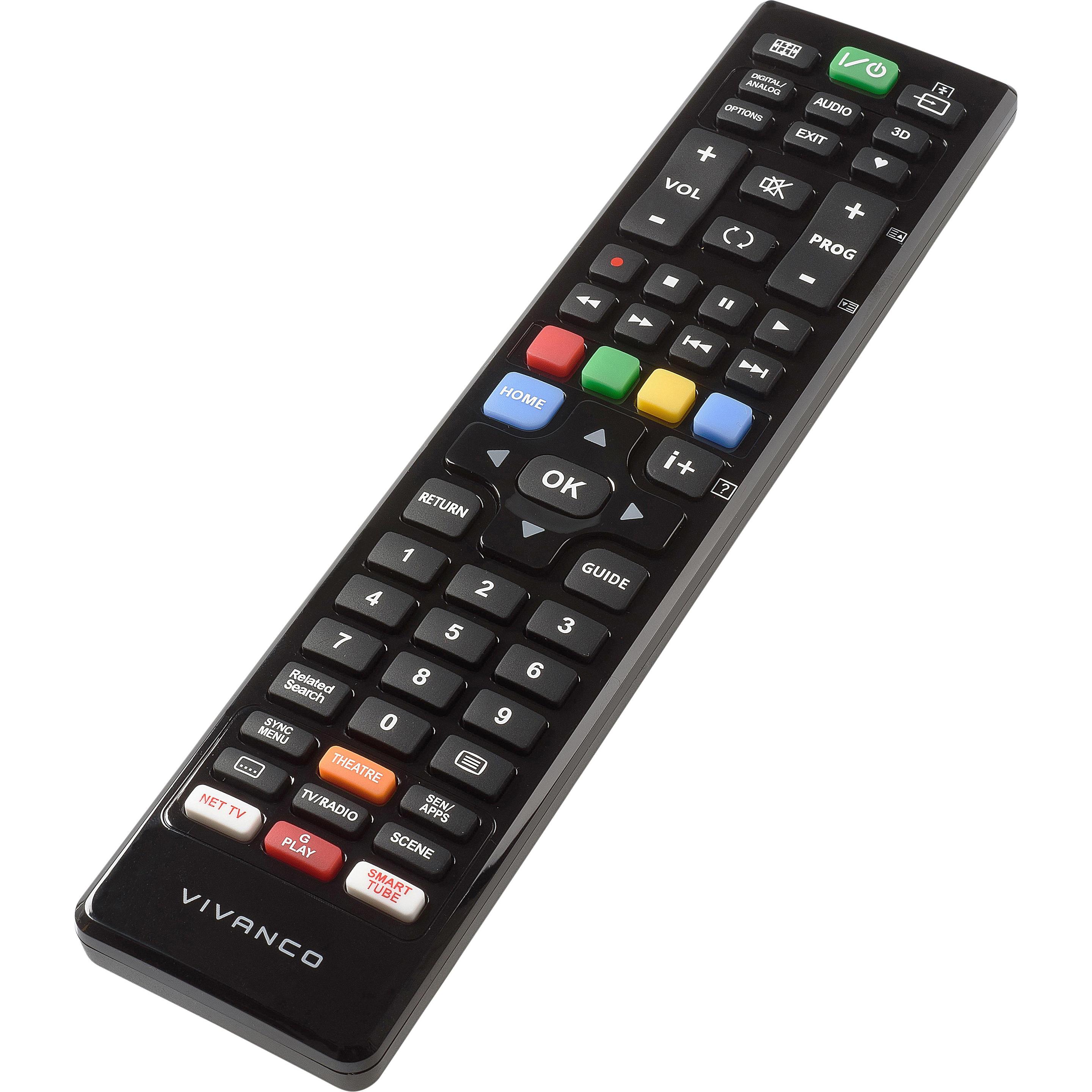 Thumbnail - Vivanco Rr 240 (Gerätespezifische Fernbedienung, Infrarot), Fernbedienung, Schwarz