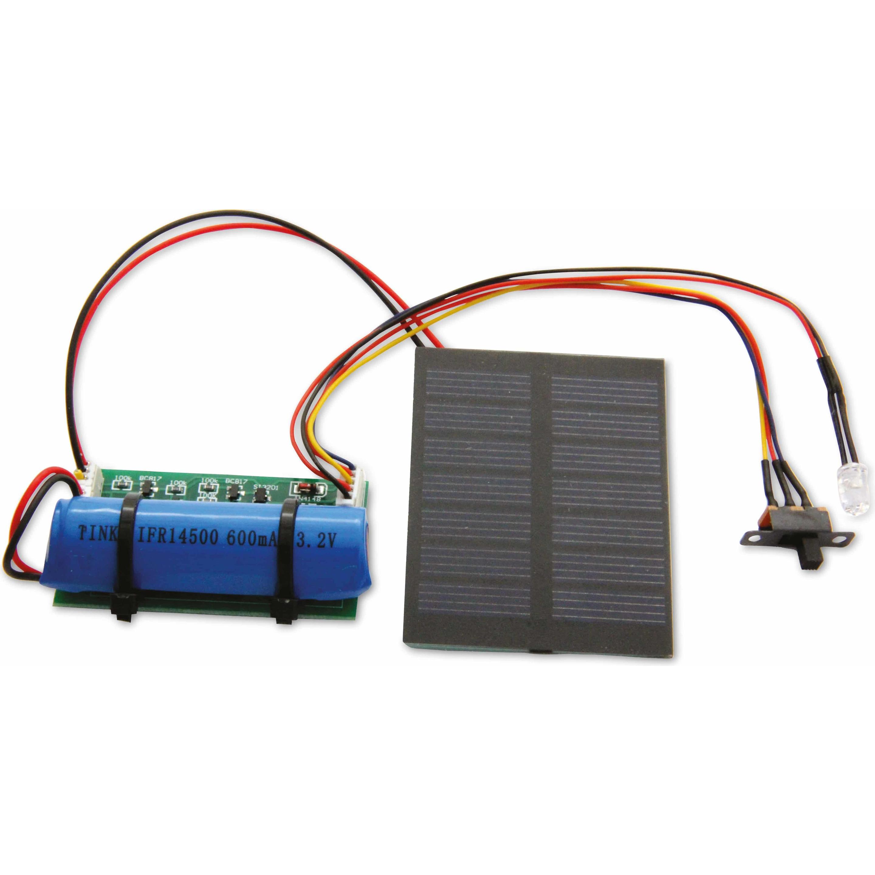 Thumbnail - Sol Expert Solar Leuchteinheit LongLife mit LED, Schalter und Solarmodul