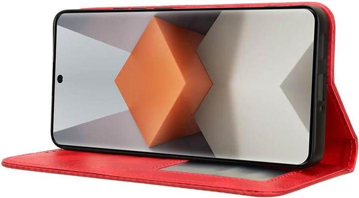 Produktbild Cover-Discount Xiaomi Redmi Note 13 Pro+ - Stand Flip Case Hülle rot (Xiaomi Redmi Note 13 Pro+)