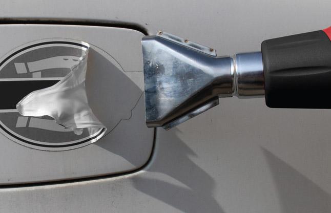 Actual product image Tecmix Digital hot air gun with ergonomically shaped soft handles