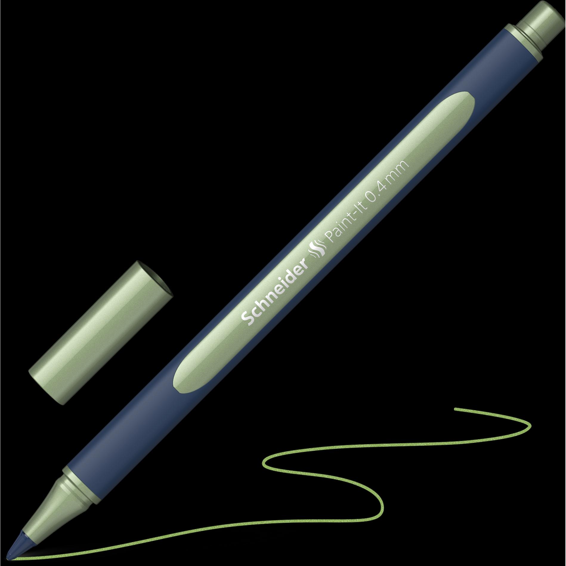 Schneider, Schreibstifte, Rollerball Paint-it (vintage green metallic, 1 x)