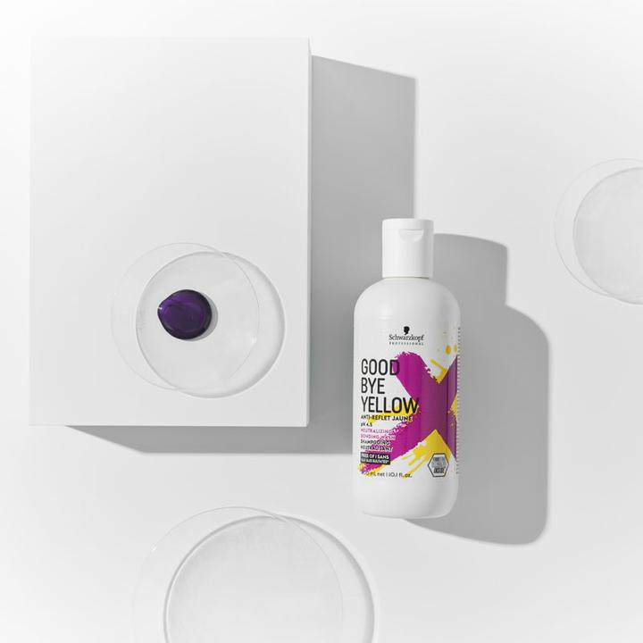 Produktbild Schwarzkopf Goodbye Yellow Neutralizing Bonding Wash Shampoo (1000 ml, Flüssiges Shampoo)
