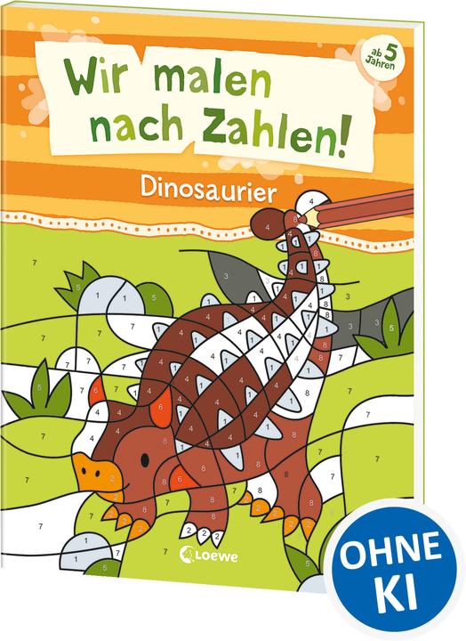 Produktbild Wir malen nach Zahlen! - Dinosaurier