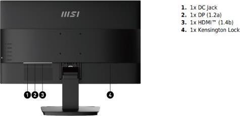 Image du produit MSI Pro MP2412 (1920 x 1080 pixels, 23.80")