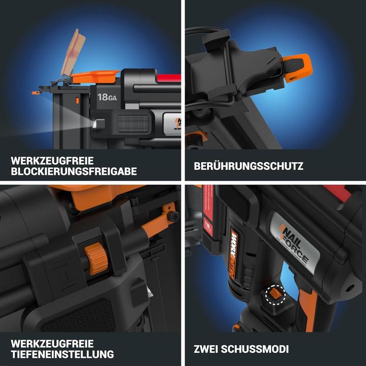 Produktbild Worx Akku-Tacker WX844.9 (Tacker)