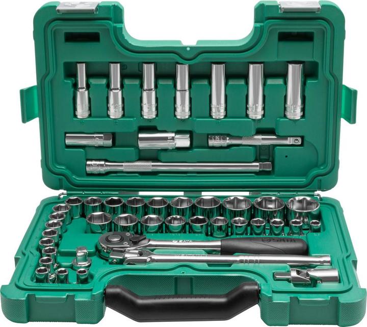 SATA 46 st. 1/2" inbusdoppenset, metrisch/keizerlijk