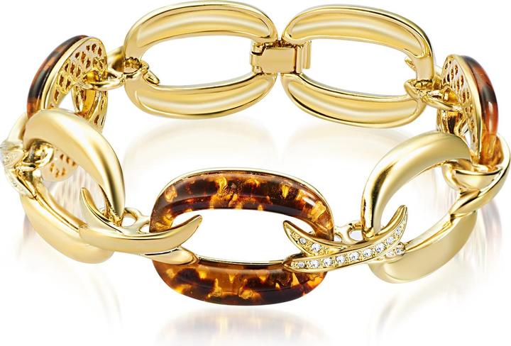 Image du produit Lulu & Jane Alliage métallique pour femme orné de cristaux Swarovski® or jaune 21,0 cm - 29349 (21 cm, Alliage métallique)
