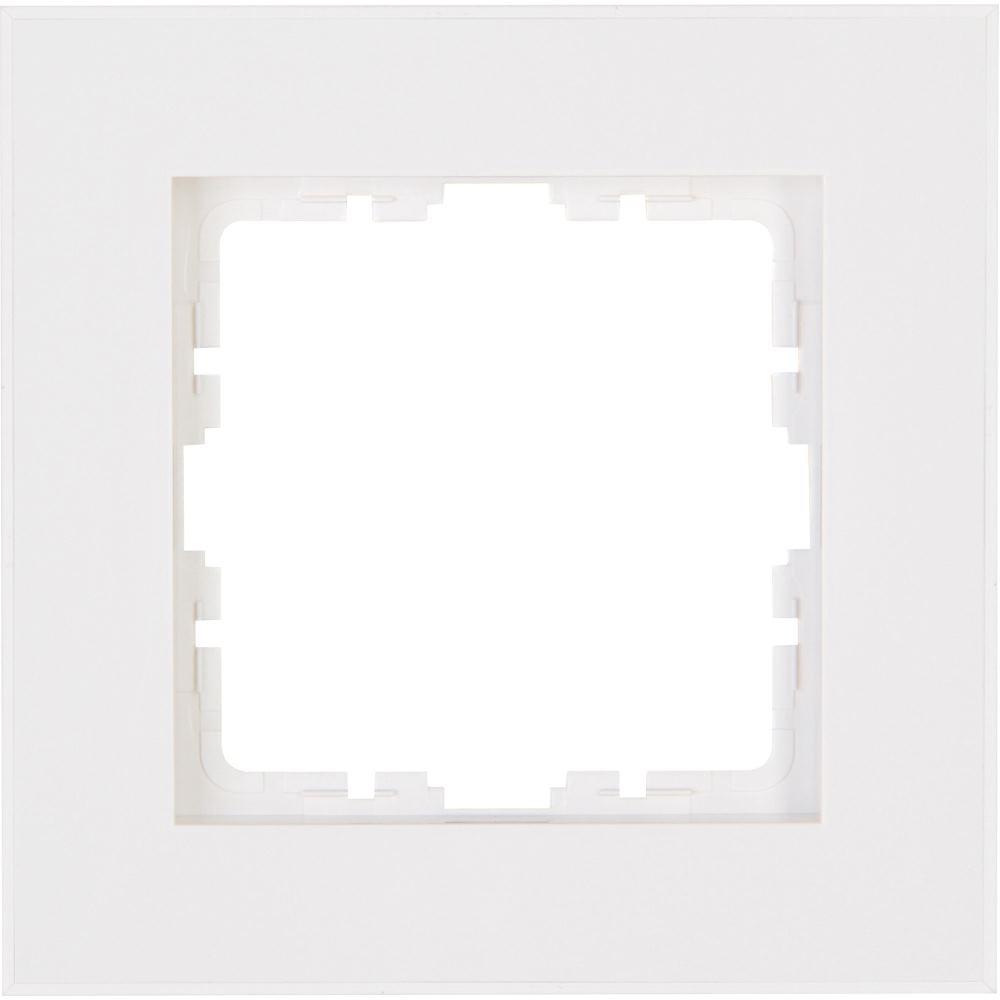 Kopp, Zubehör Schalterprogramm, HK07 PURE Abdeckrahmen 1f 406829005 reinweiss