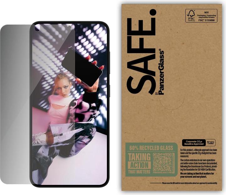 Produktbild PanzerGlass SAFE. by ® Privacy Displayschutz Samsung Galaxy S 2025 | Ultra-Wide Fit (1 Stück, Samsung Galaxy S25)