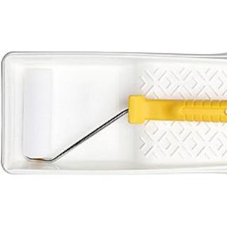 Anza, Rullo per imbiancare, Basic Mini Roller Set liscio (morbido) 10 cm