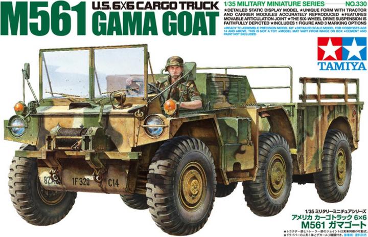 Immagine prodotto Tamiya U.S. 6x6 Cargo Truck M561 Gama Capra
