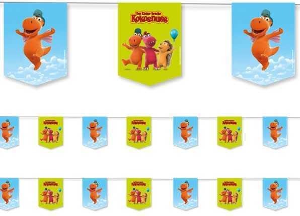 Produktbild DH-Konzept Wimpelkette Drache Kokosnuss