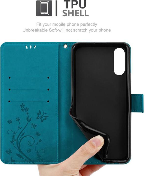 Produktbild Cadorabo Flower Book Cover (Huawei Y6 Pro)