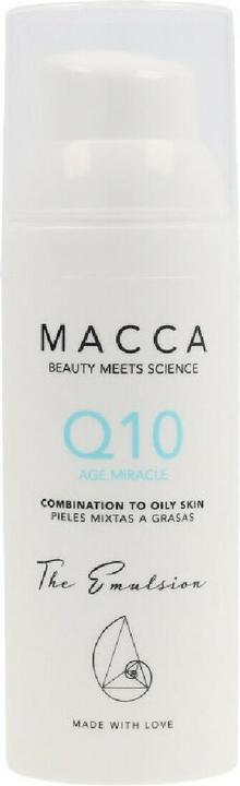 Actual product image Macca Cosmetics Q10 AGE MIRACLE emulsion for combination to oily skin 50 ml (50 ml, Day cream)