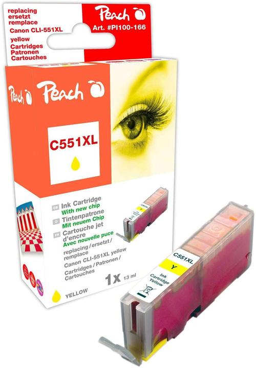 Actual product image Peach Cli-551y XL (Y)