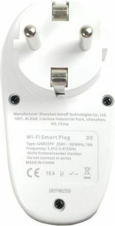 Produktbild Sonoff Router S26 Smart rosette controlled by WiFi - 230VAC 4000W 16A