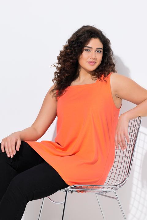Produktbild Ulla Popken Longtop, Classic Fit, Carré-Ausschnitt, ärmellos (54)