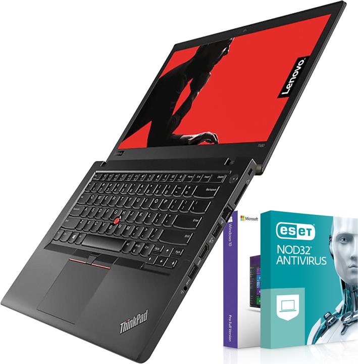 Produktbild Lenovo Thinkpad T480 (14", 256 GB, 8 GB, CH, Intel Core i5-8350U)
