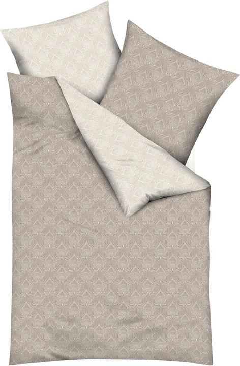 Produktbild Traumschlaf Mako-Satin Bettwäsche La Ville nougat (Bettwäsche Set, 155x220 cm + 80x80 cm)