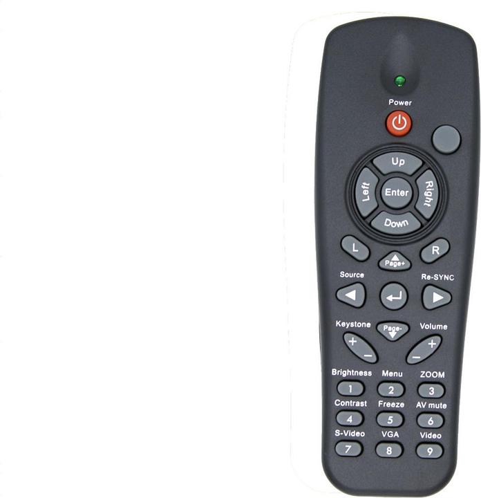 Optoma Remote control BR-3043N, BR-3047N, L-27-7KEY (Device-specific remote control, Infrared)
