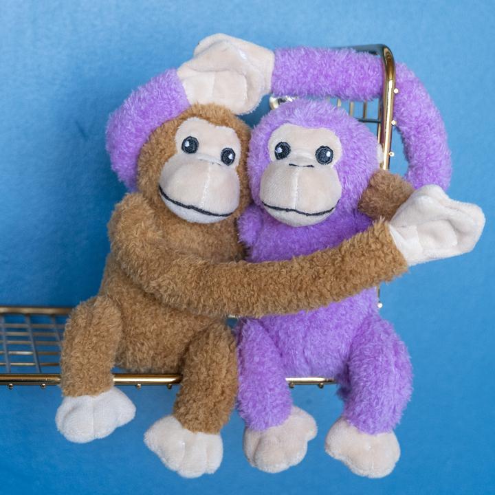 Actual product image Tactic Jungle Mates soft toy - Purple monkey (33 cm)