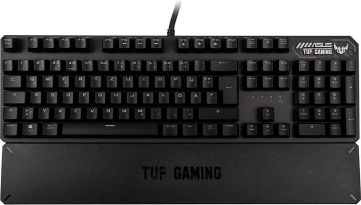 Actual product image ASUS TUF K3 Kailh Raudona (90MP01Q0-BKDA00) (DE, Cable)