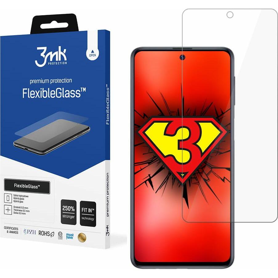 Thumbnail - 3MK hybrid glass Flexible 2.5D SE for Samsung Galaxy M31s (1 Stück, Samsung Galaxy M31s), Smartphone Schutzfolie, Schwar...