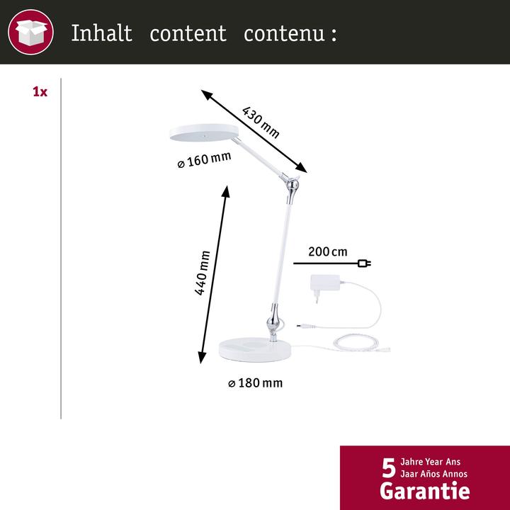 Immagine prodotto Paulmann Numis con ricarica wireless (1150 lm)