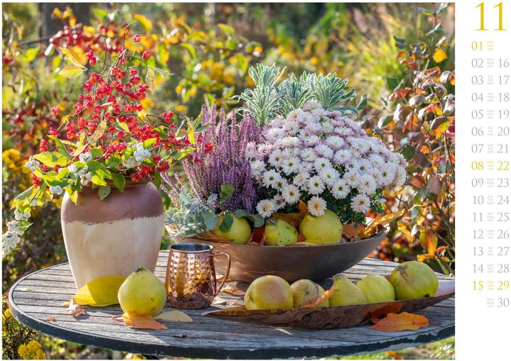 Image du produit Blumenzauber Kalender 2026 (45 x 33 cm, Anglais, Français, Allemand)