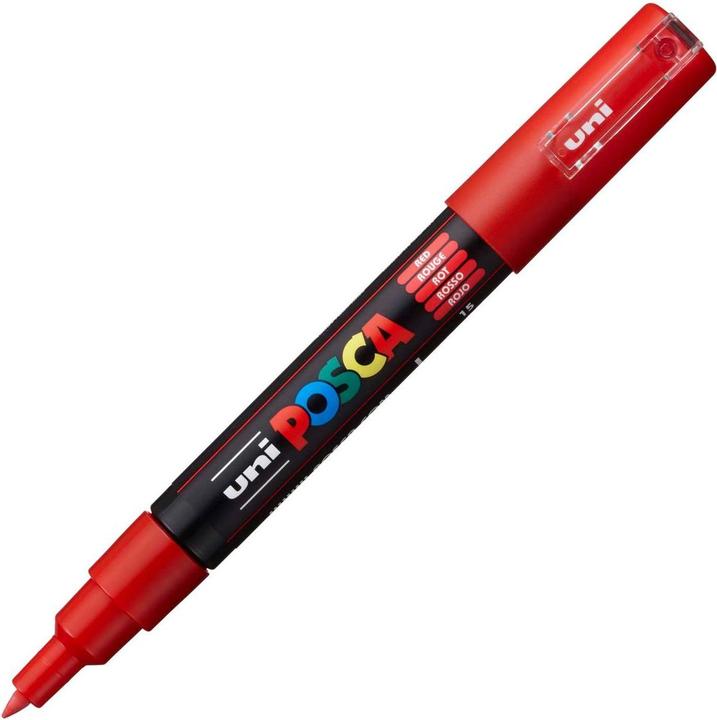 Produktbild Posca Extra Fine Marker PC-1M (Rot, 0.70 mm, 1 x)