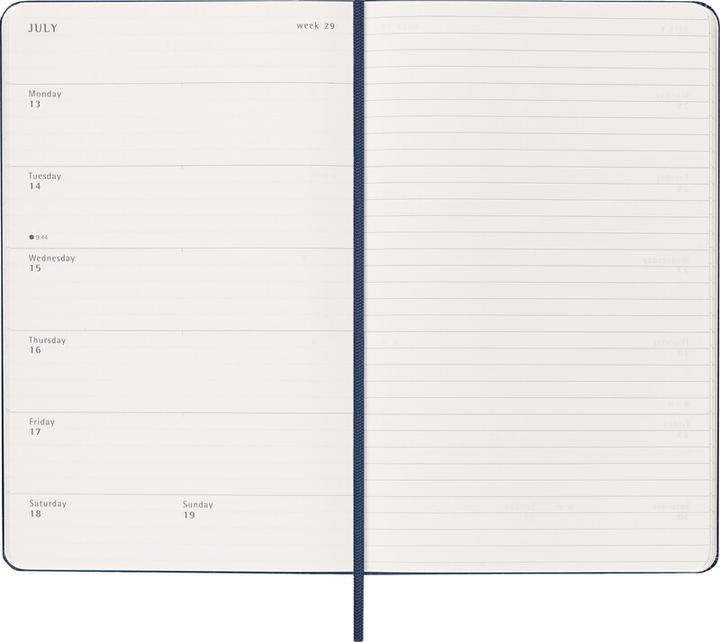 Actual product image Moleskine Geschäftsagenda Weekly (13 x 21 cm)