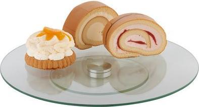 Produktbild Axentia Tortenplatte, Glas, drehbar